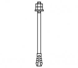 Болт Фундаментный 6.1 М12х400 ГОСТ 24379.1-2012 (80) купить по низкой цене от производителя
