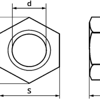 Гайка шестигранная М3 DIN 933 купить по низкой цене от производителя
