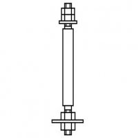 Болт Фундаментный 2.2 М80х3350 ГОСТ 24379.1-2012 (80) купить по низкой цене от производителя