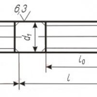 Шпилька M48 ГОСТ 22037-76 от 80 до 300 мм купить по низкой цене от производителя