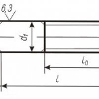 Шпилька M48 ГОСТ 22033-76 от 80 до 300 мм купить по низкой цене от производителя